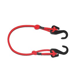 Secure IT Quick - Adjustable 5/16" Bungee Cords - 4 Pack - SIQCN316 Adjustable Hooks (24" Bungee Cords, RED)