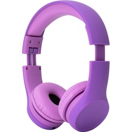 Snug Play+ - Auriculares para niños con limitación de Volumen para niños pequeños (niños/niñas), Color Morado