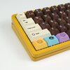 KBDiy 143 Keys Donuts Japanese Keycaps, Dye-Sublimation PBT Custom Keycap