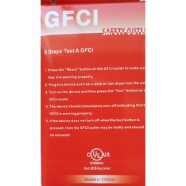 10PK 20AMP GFCI GFI Safety Outlet Receptacle w/ Wall Plate LED Indicator TR WR