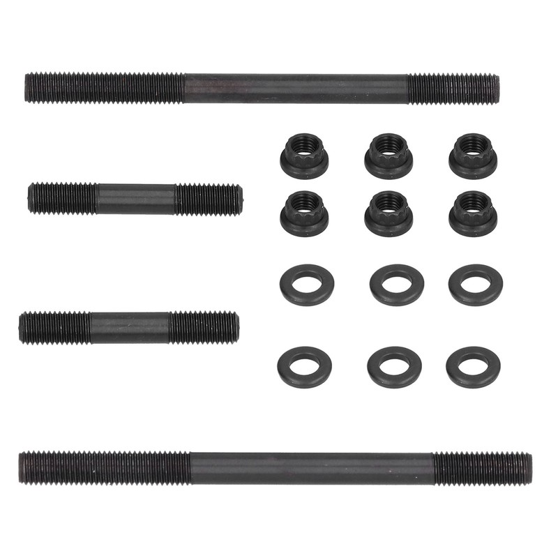 Heavy Duty Cylinder Head Studs Nuts Kit Steel Fit for