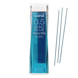 Uni Mechanical Pencil Lead NanoDia Color Mint Blue 0.5mm 20leads