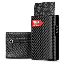 IceReco Reisepasshülle Leder Portmonee Herren Geldbörse Wallet mit Münzfach Kartenetui Klein/Mini mit RFID Schutz Karten Geldbeutel Kartenhalter Portemonnaie Brieftasche Portemonaie