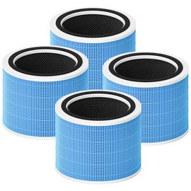 Core 200S Smoke Remover Replacement Filter for LEVOIT Core 200S Smart WiFi Air Purifier, Funmit 3-in-1 H13 True HEPA Filter Replacement and High-Efficiency Activated Carbon, Part # Core 200S-RF, 4Pack