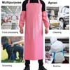 ELEBOX Waterproof Oil Proof Bib Apron Utility Apron Chemical Resistant