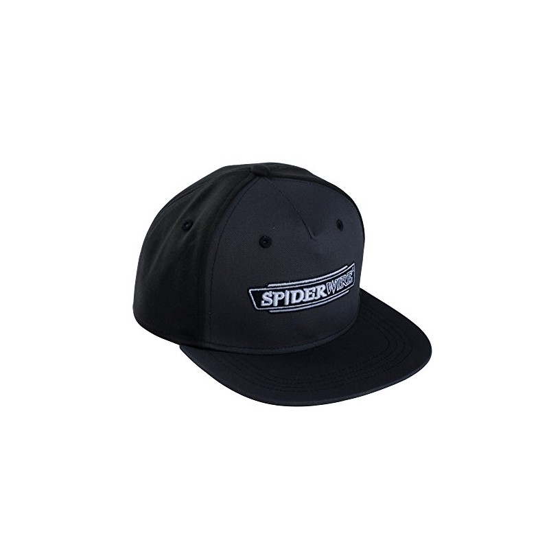 Spiderwire Flat Bill Fitted Cap - Black/Grey, Large/X-Large