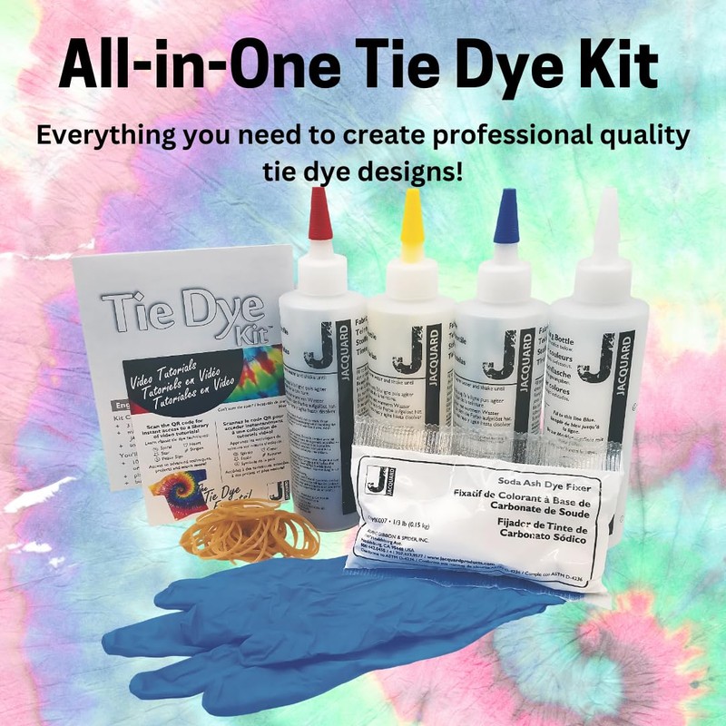 Jacquard Procion MX Dye Kit in Magenta, Turquoise, and Yellow,