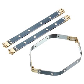 uxcell marco internos flexibles de metal, 3 piezas 8.27" x 0.55" Marco flexible con cierre de beso, Accesorios de hardware de marco de bolso Clip para bolsos de mano de bricolaje