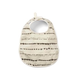 Elodie Details Baby Bib with Crumb Tray - Washable - Scandinavian Design - Waterproof - Tidemark Drops, tidemark drops