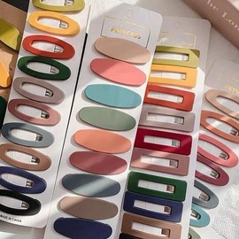 [Double D] Pastel 10-Piece Set Matte Snap Hair Clip BLH31 / [더블디] 파스텔 10개 1세트 무광 똑딱 헤어핀 BLH31