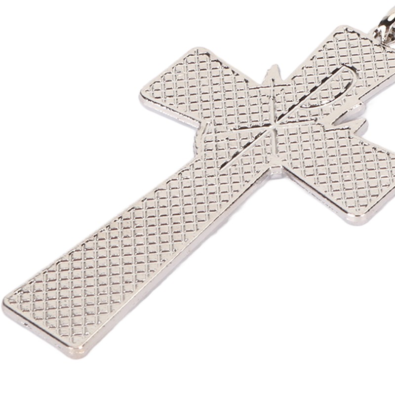 Cross Keychain Peace Bird Vibrant Colors Strong Alloy Skin Friendly
