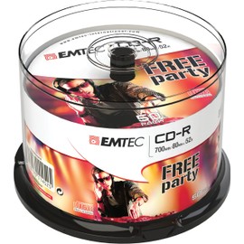Emtec 52 x 700 MB CB CD-R (Pack of 50)