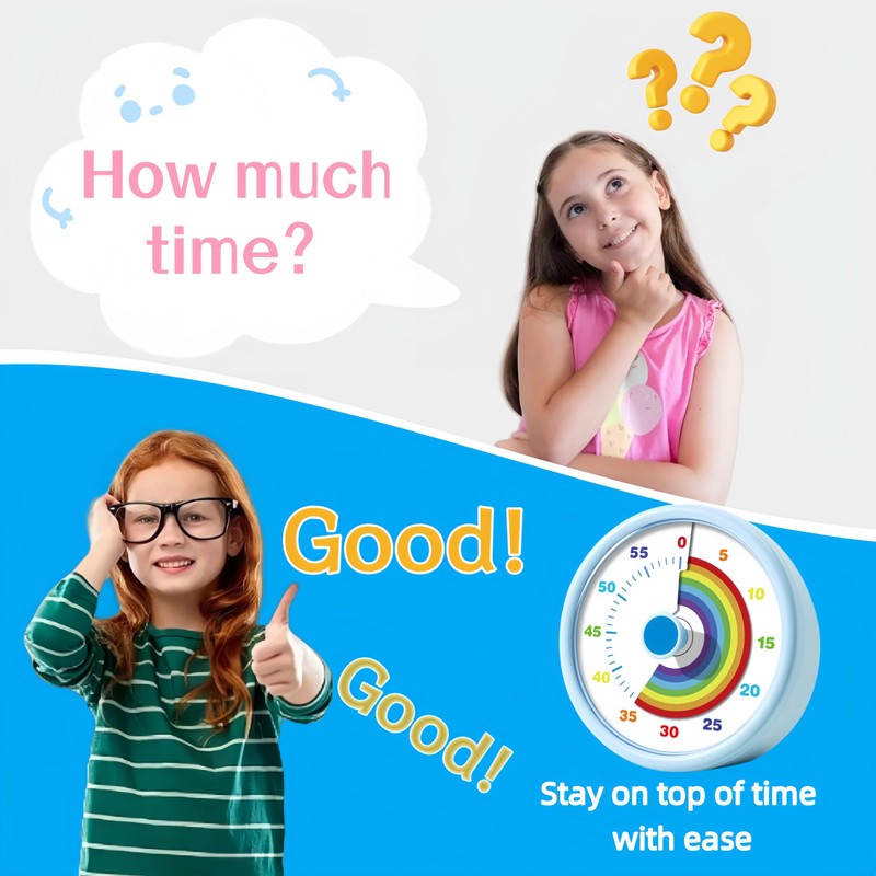 Visual Timer for Kids, 60 Minute Time Timer Kids Timer