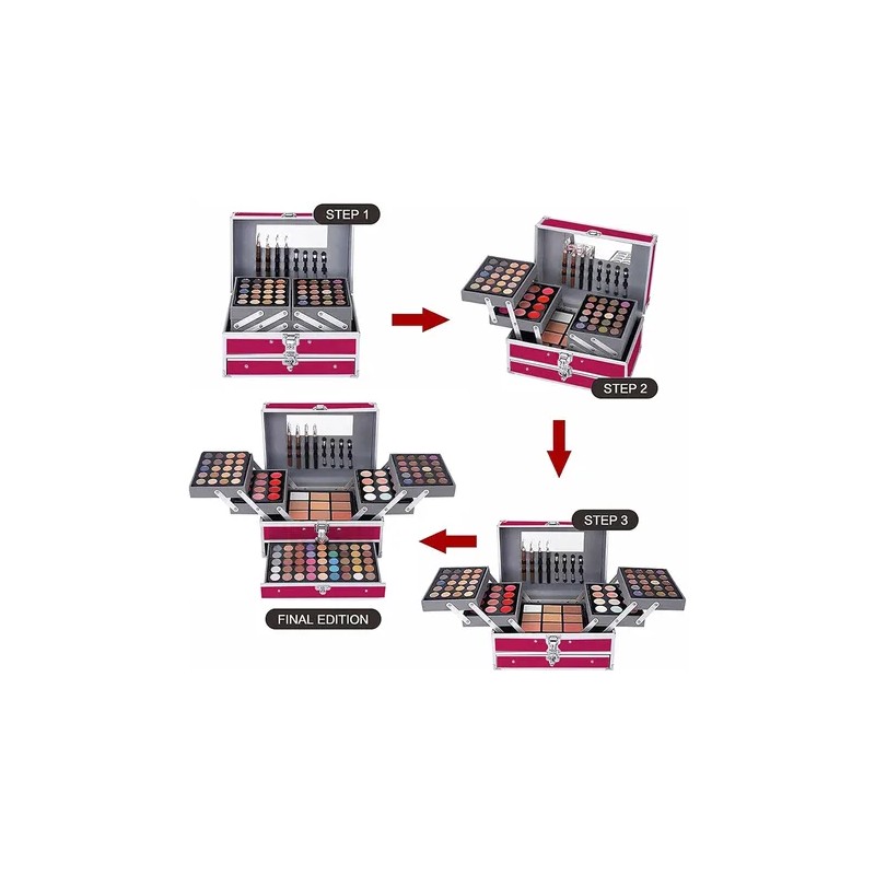 Traje De Maquillaje Femenino Integrado De 132 Color