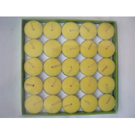 Premier BA073320 Citronella Tea Light - Yellow (Pack of 50)