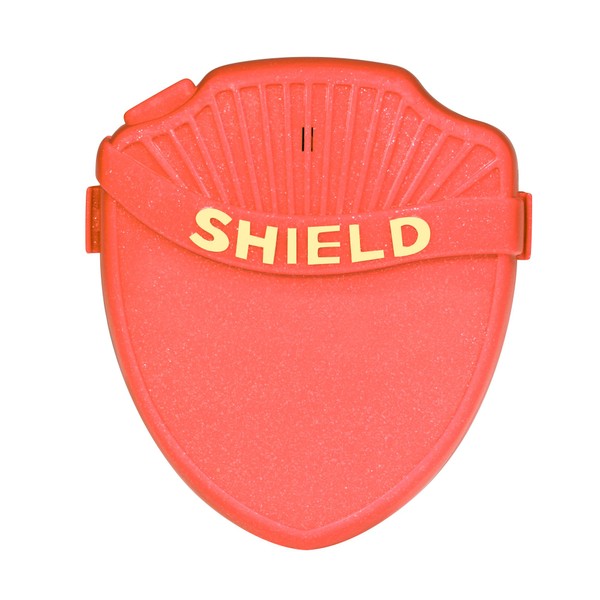 Shield Prime Bedwetting Alarm Alarma de enuresis para niños y niñas con tono fuerte, luz y vibración, la mejor alarma de enuresis para dormir profundo para detener la enuresis nocturna V2 (rojo)