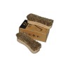 Naturolic All-Natural Wooden Scrub Brush Set | Palmyra Bristle Brush