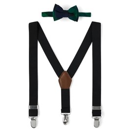 Gymboree,and Toddler Bow Tie and Suspenders Set,Evergreen,6-8