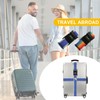 AUSYIWI Suitcase Strap, Suitcase Strap with Combination Lock, Secure Attachment