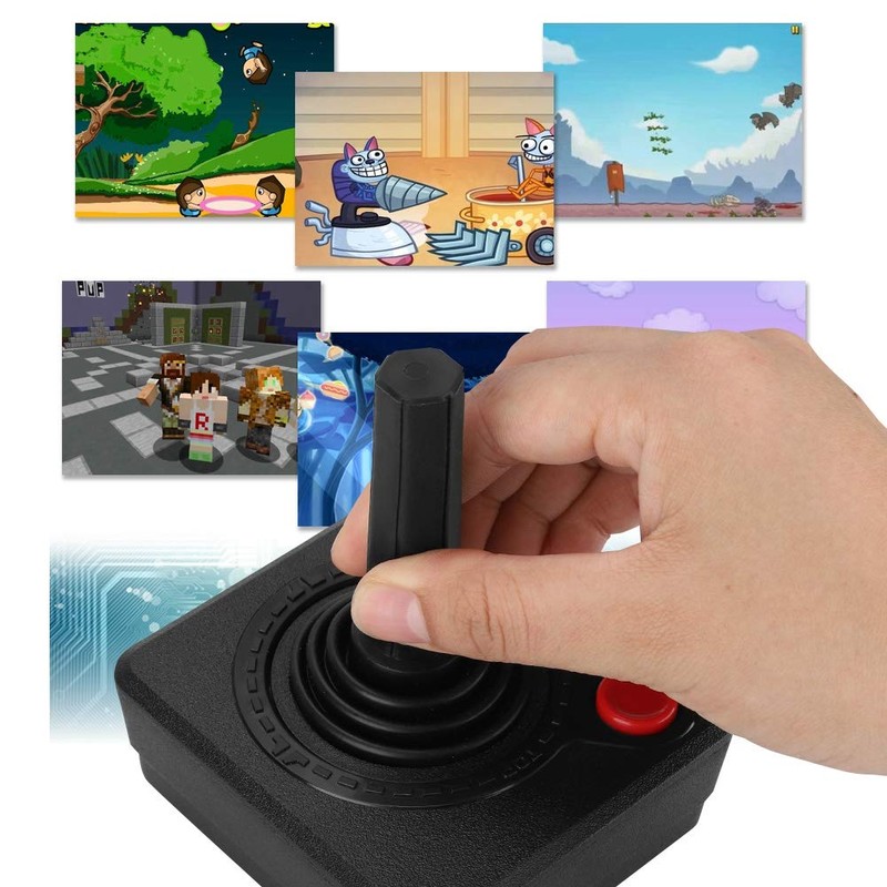 Joystick Controller for 2600, Ergonomic Design Game Control, High Quality