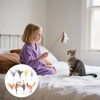 Pack of 8 Cat Feather Toys with Bells, Cat Feather