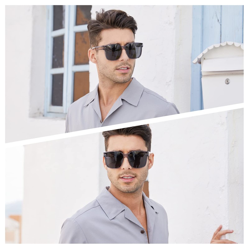DUCO 8961 Over Sunglasses, Over Sunglasses, Glasses, Polarized Lenses, Large