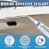 Yeardera 3.4 oz Marine Adhesive Sealant White, Marine Silicone Sealant