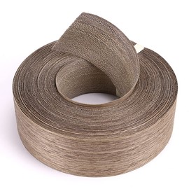 Skelang Wood Veneer Wood Veneer Iron on Melamine 50mm × 15m for Shelf Cabinet Door Frame 50mm × 15m Walnut Black