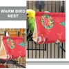 POPETPOP Bird Bed for Cage : Warm Bird Nest Cotton