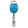 PCL Media ltd Blue Retractable Badge Reel with Carabiner Clip