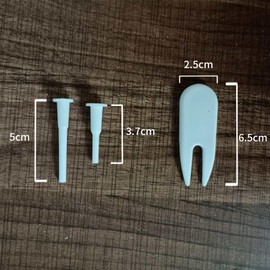 Lunpog 4 Pcs Yoga Ball Plug, Yoga Ball Air Stopper Air Plug, Air Stopper Plug Valve Nozzles Pin, Exercise Ball Plug Replacement Kit, with 1 Piece Removal Devices