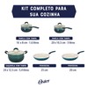 Oster Corbett 8 pc Gradient Teal Forged Aluminum Cookware Set