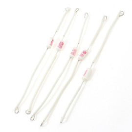 Aexit Rice Cooker Electrical Nylon Coated Metal Ceramic Thermal Fuse 10A 250V Fuses 200C 5Pcs