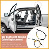 Partuto 2 Pcs Door Latch Release Cable for Ford F150