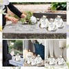 Metacipher 30 Set Funeral Favors for Guests White Angel Keychains