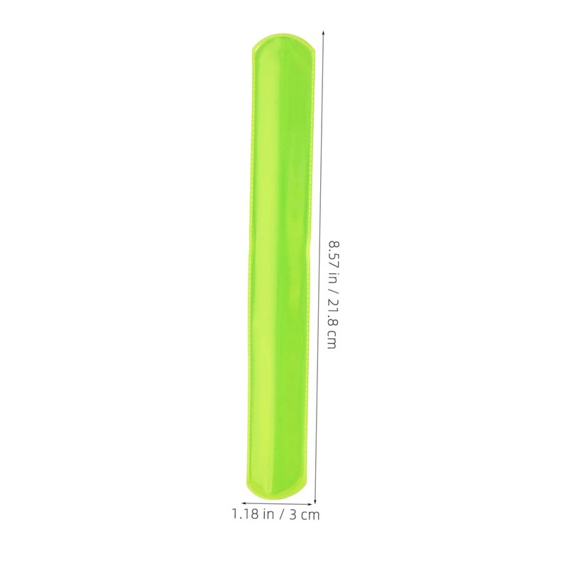 SUPVOX 10pcs Reflective Slap Bracelets for Night Walking and Visibility