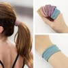 QIUTIMIY 10 Pcs No Damage Hair Ties Thick Hair Elastic