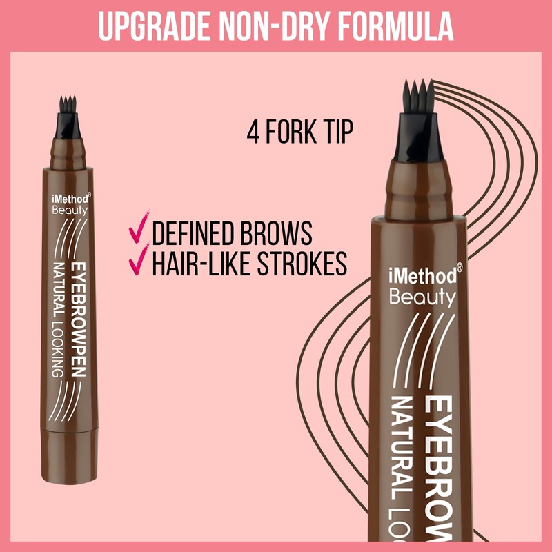 iMethod Eyebrow Pen - Eyebrow Pencil Magical Upgraded Eye Brow