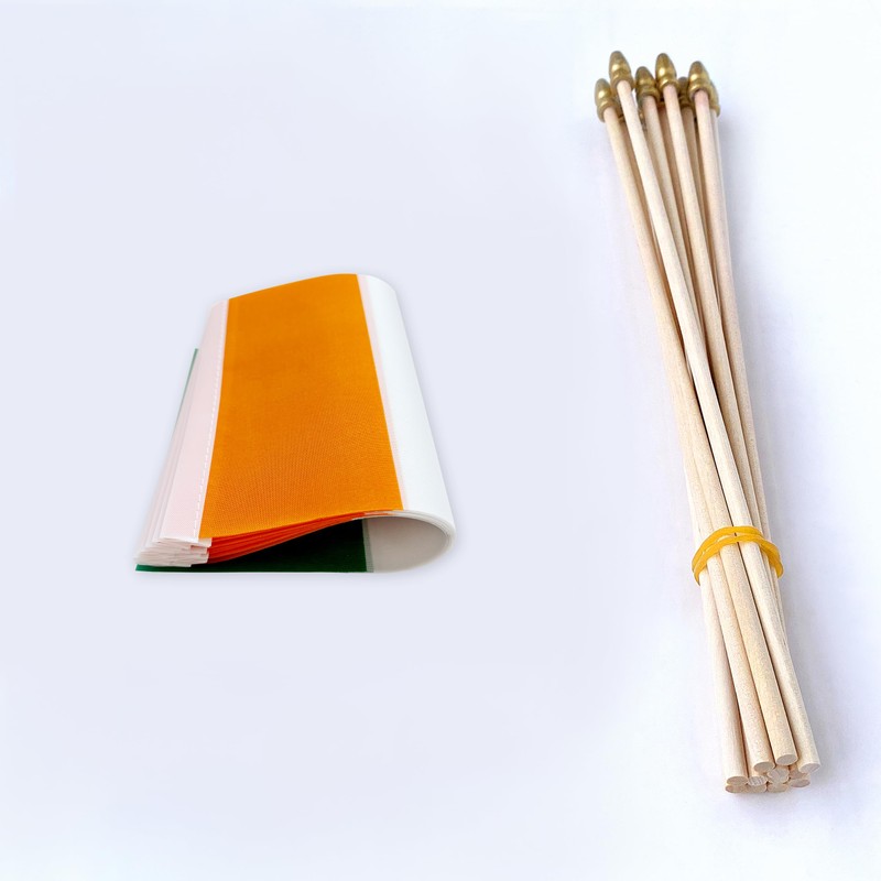 TSMD Ivory Coast Stick Flag Ivorian Small Mini Hand Held