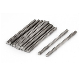 Sourcingmap M3x45mm 304 Stainless Steel Double End Threaded Stud Screw Bolt 20pcs