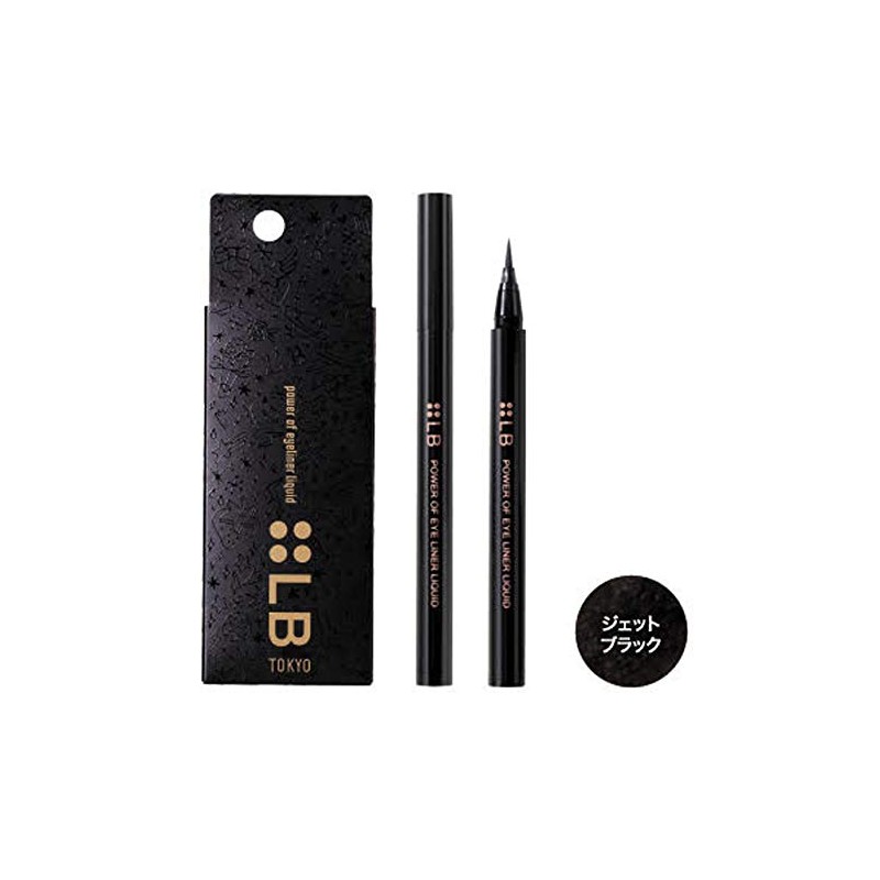 Elby (LB) Power of Eyeliner Liquid, Jet Black, 0.02 fl