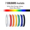 Quattroerre Refractive Wheel Trim Stripes with Applicator for Car Rims,