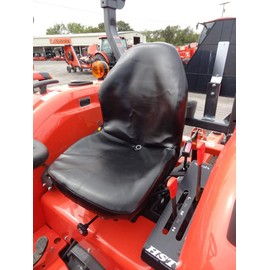 Durafit Seat Covers for Kubota Tractors MX4800, MX5000, MX5200, MX5400, MX5800, M5660 SUH/SUHD, Z221R, Z231 and Zero Turn Mower T2090/T2290 Ride on Mowers (KU20 L1 Black Leatherette)