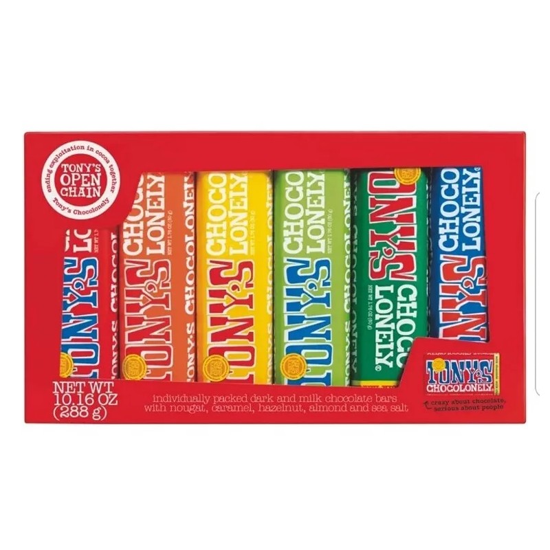 Tonys New Tonys CHOCOLONELY Sample PACK Gift SET