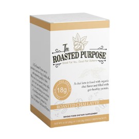 The Roasted Purpose Roasted Chai Latte Instant Organic Coffee with 18g of Grass-fed Collagen Protein, Dairy-Free, Sugar-Free, 10 Pack