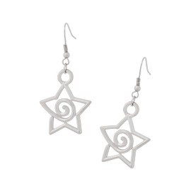 Sacina Boho Spiral Star Earrings, Star Earrings for Women, Celestial Earrings, Boho Earrings, Y2k Earrings, Christmas New Year Jewelry Gift for Women