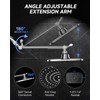Veken 11.8" Rain Shower Head, Rectangular Rainfall Showerhead with 11"