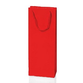 Red Euro Bags 5 X 13 1/4 | Quantity: 25 Gusset - 3