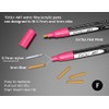 TOOLI-ART 30 Replacement Nibs Double Sided 1mm Round. Compatible Extra