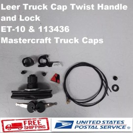 Leer Truck Cap Twist Handle and Lock ET-10 & 113436 OEM LEER TRUCK CAP HANDLE